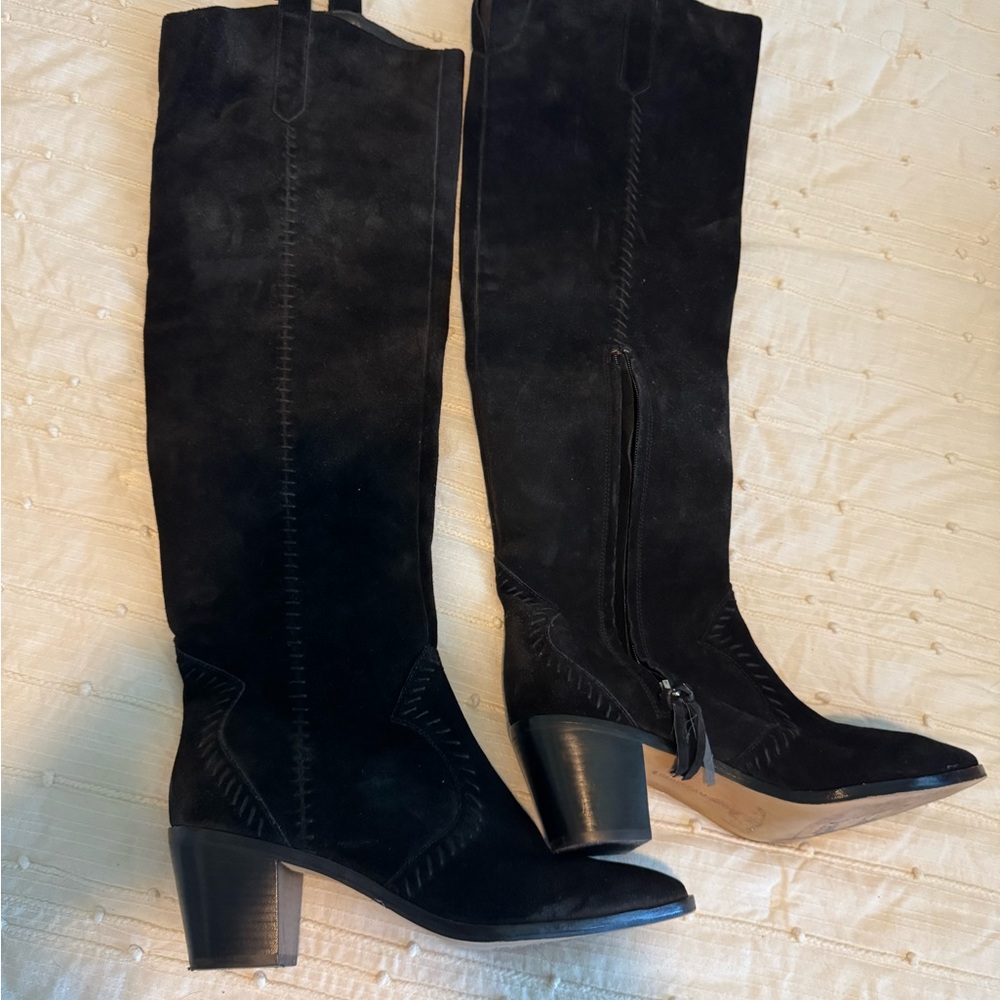 Rebecca Minkoff Black Heeled Boots